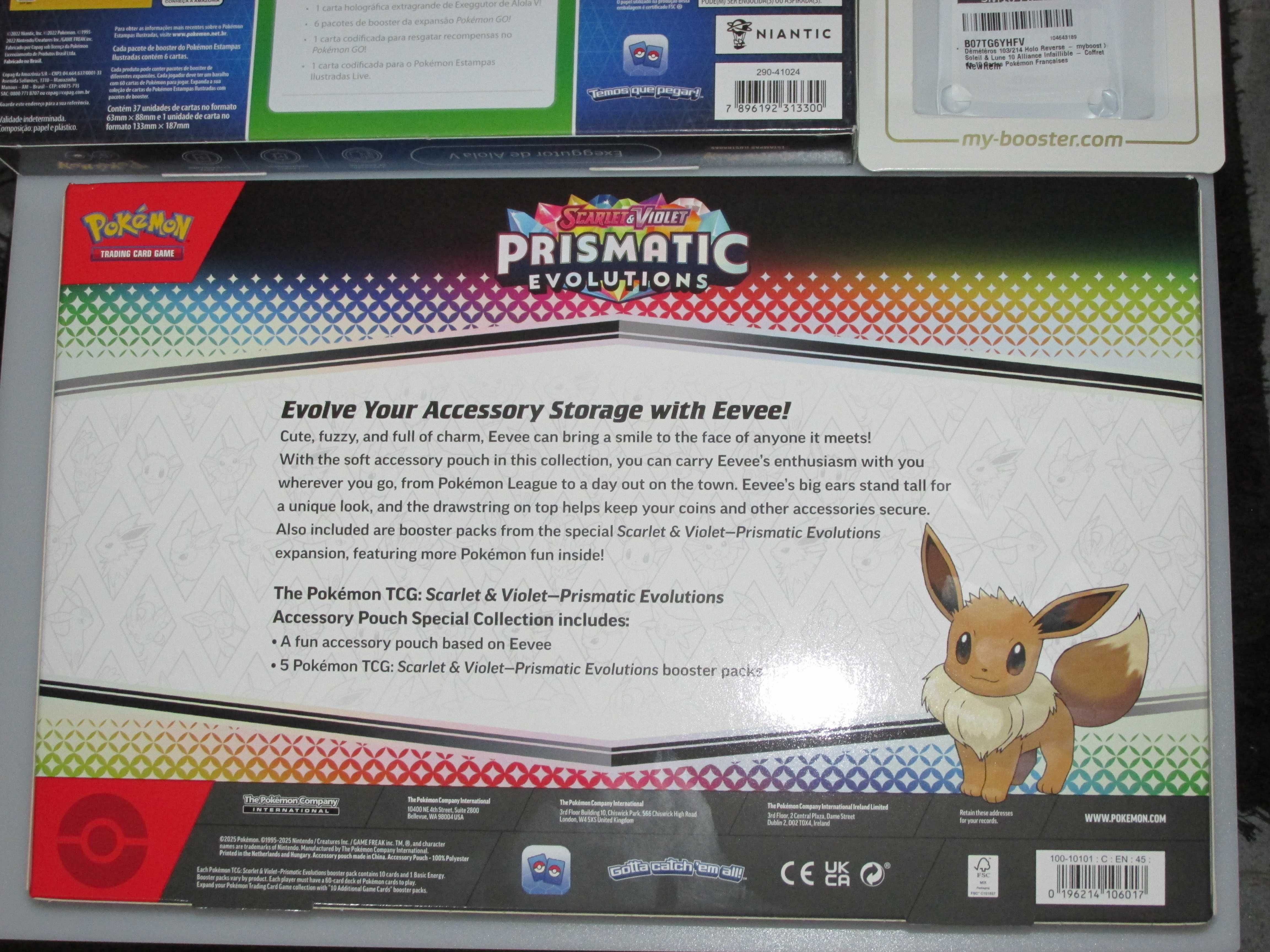 Special Pack Pokémon Boosters Prismatic Evolutions + Extras