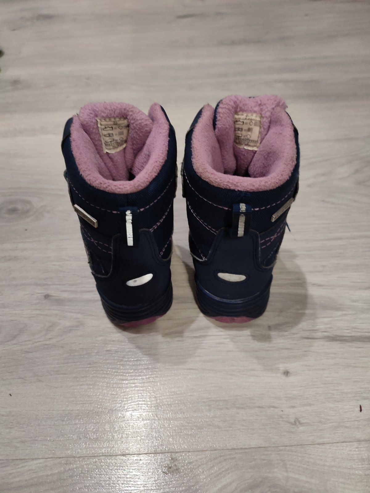 Зимові теплі чобітки для дівчинки, сапожки, 23 розмір, 14.5 см устілка