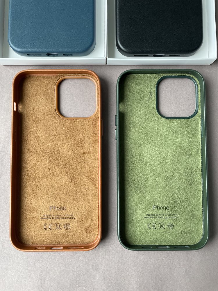 Чохол Leather case iPhone шкіряний бампер накладка айфон 13 pro max