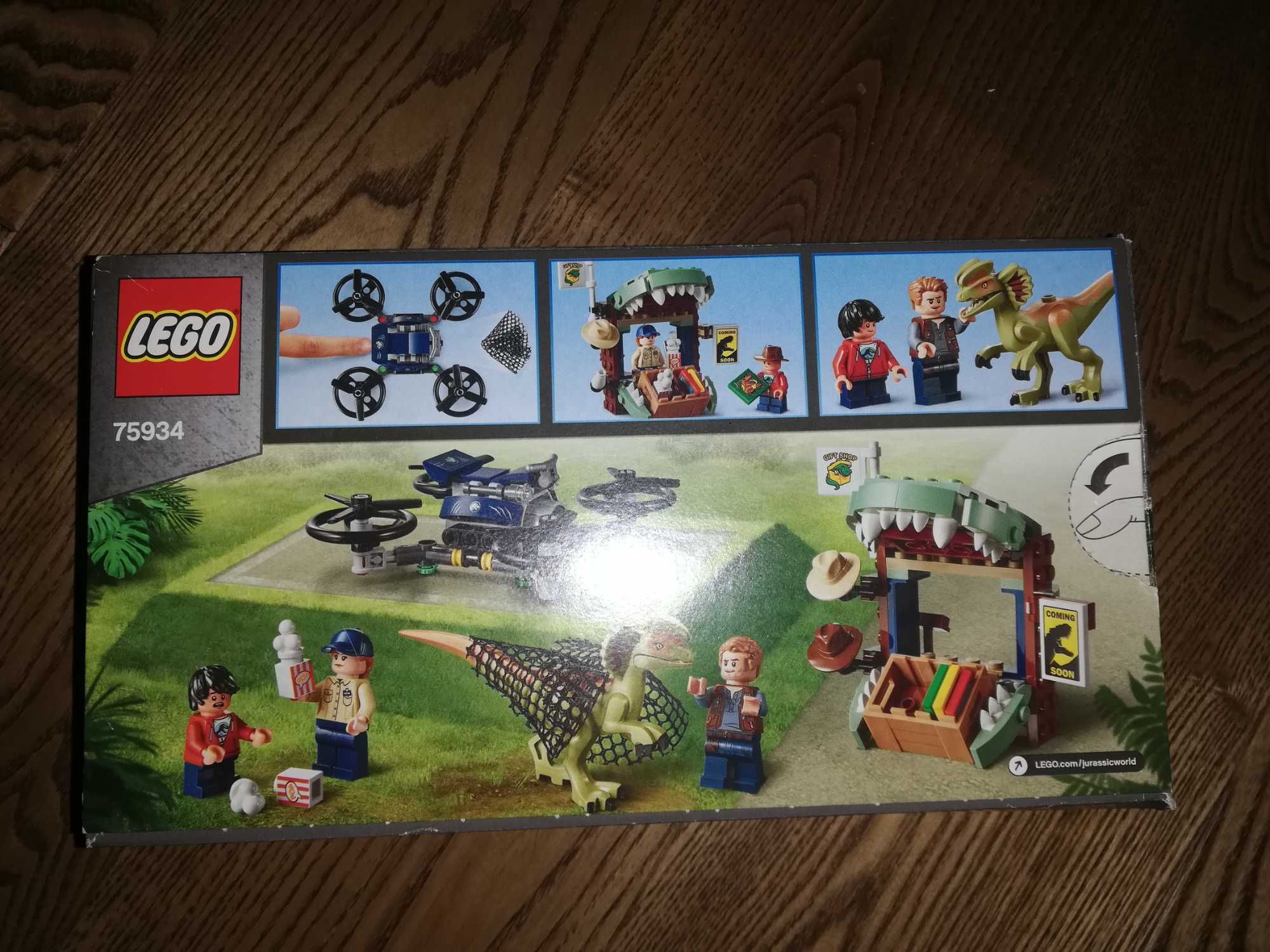 Pudełko karton po zestawie Lego 75934 Jurassic World