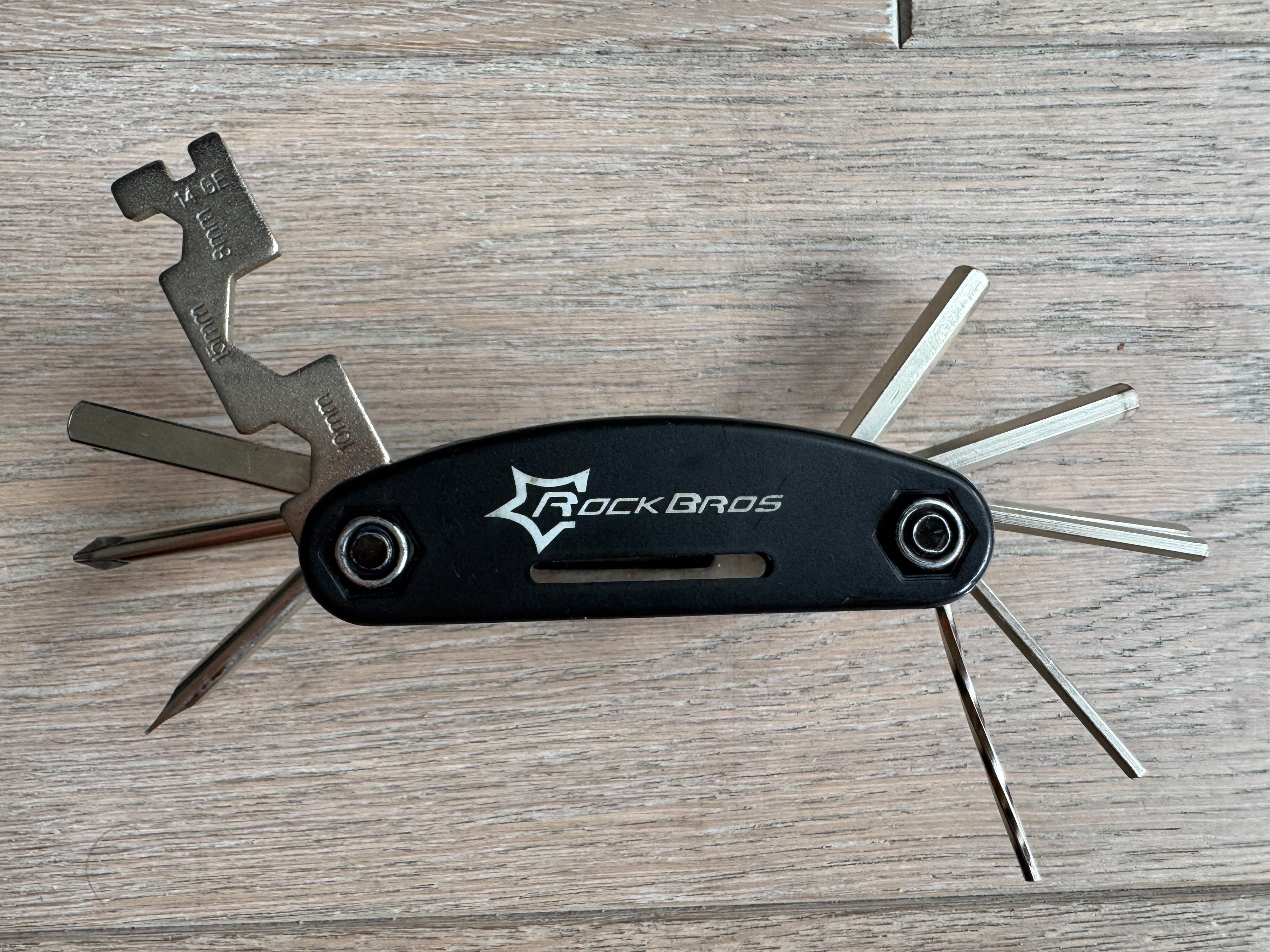 Wielofunkcyjne narzędzie rowerowe RockBros 16w1 - Multitool do roweru
