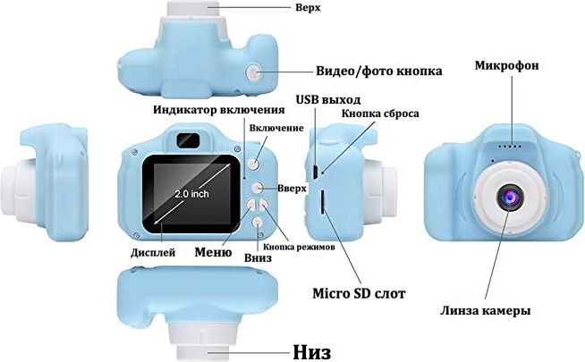 Детский фотоаппарат камера XoKo KVR-001