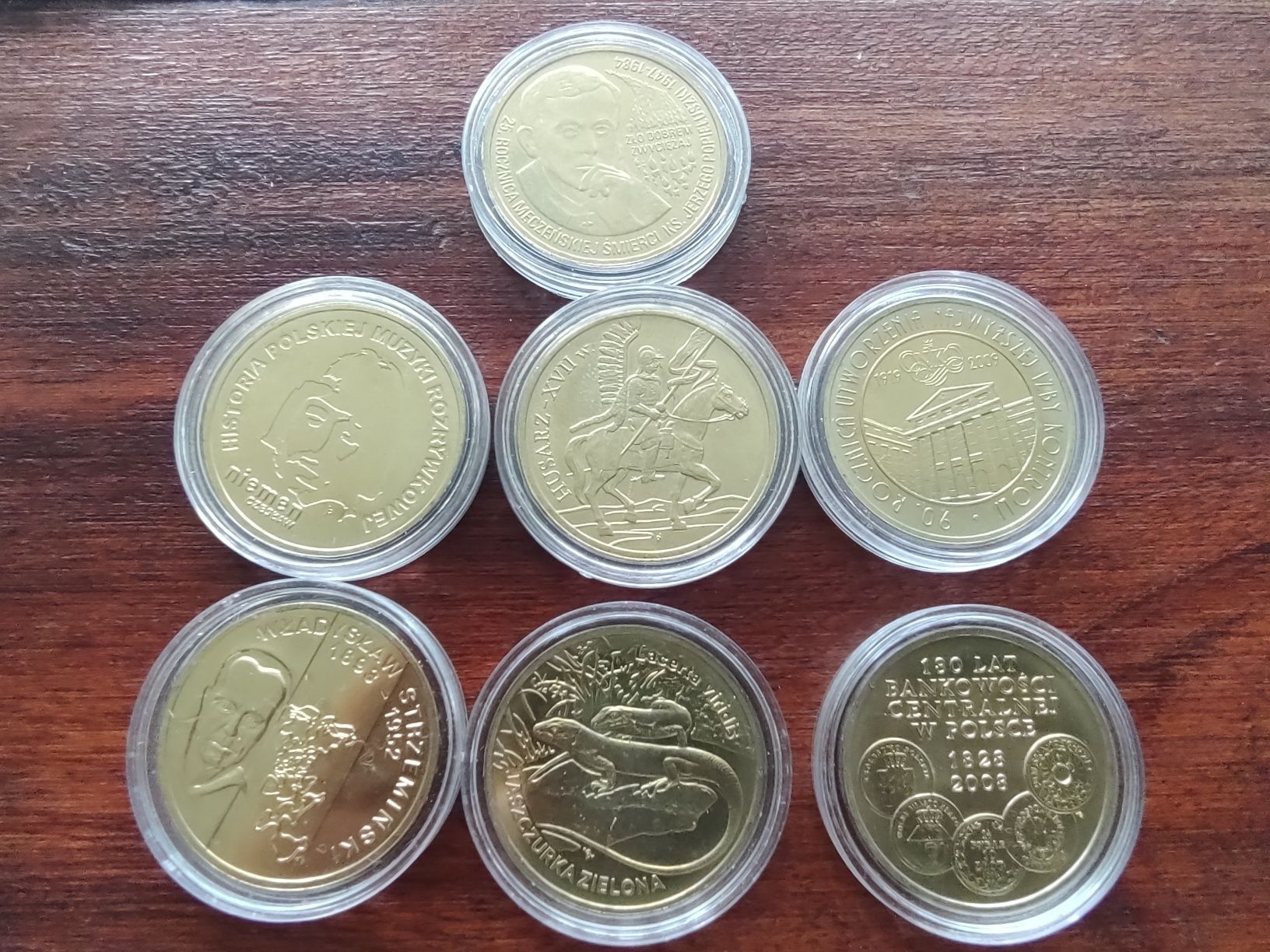 Monety 2 zł różne od 1995