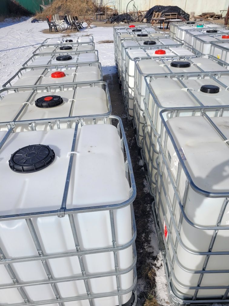 Mauzer Pojemnik na wodę IBC 1000l paleta metalowa plastikowa