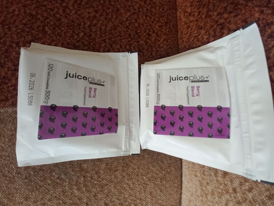 Żelki juice plus owoce leśne, jagodowe