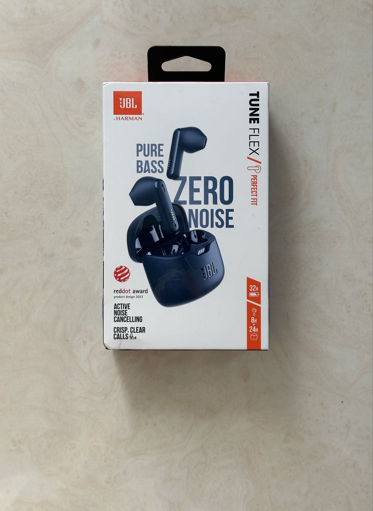 Бездротові навушники JBL Tune Flex Perfect Fit, сині