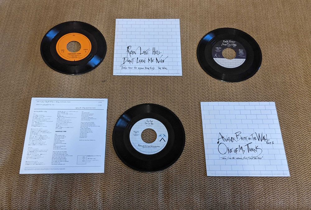 Pink Floyd The Wall Коллекционный набор 7" виниловая пластинка подарок