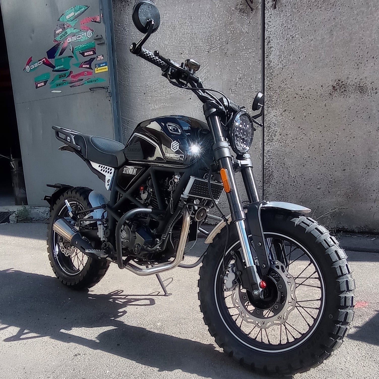 Geon Scrambler 250 защитные дуги клетка для мотоцикла