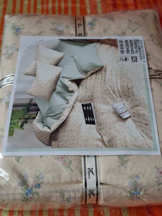 Двоспальний комплекти постїльної білизни з Мусліну.