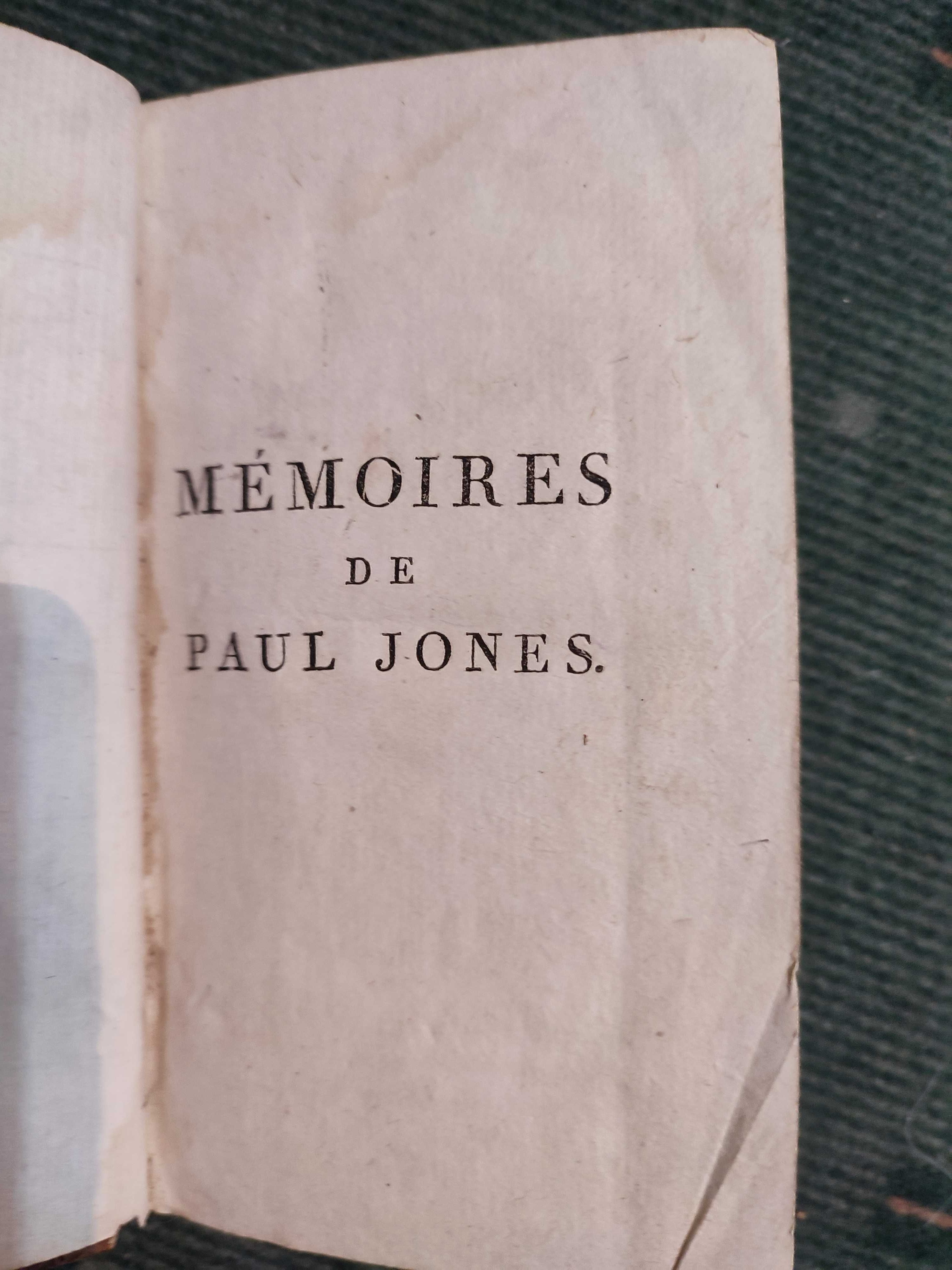 Memóires de Paul Jone - 1798
