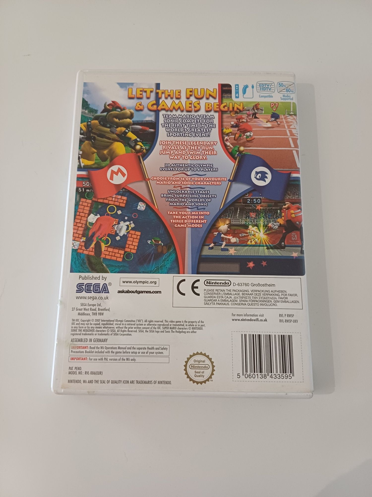 Mario and Sonic at the Olympic Games Nintendo Wii oryginalna