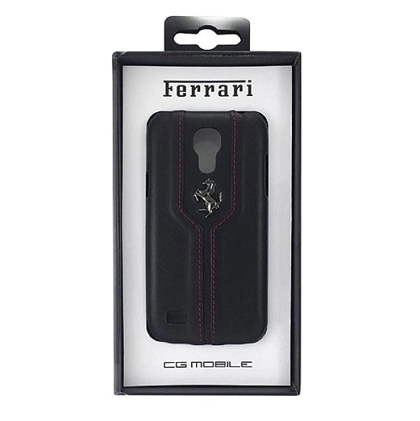 Etui Ferrari Faceplate na Samsung Galaxy S4 Mini -brązowe