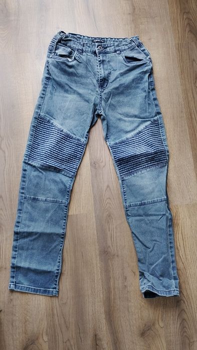 Jeansowe spodnie młodzieżowe Reserved 170cm