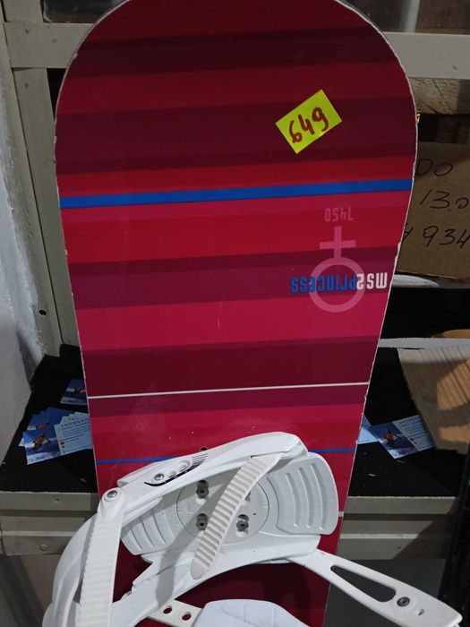 Deska snowboardowa damska-różowa - Limited4You 155 c/ Sklep-Serwis