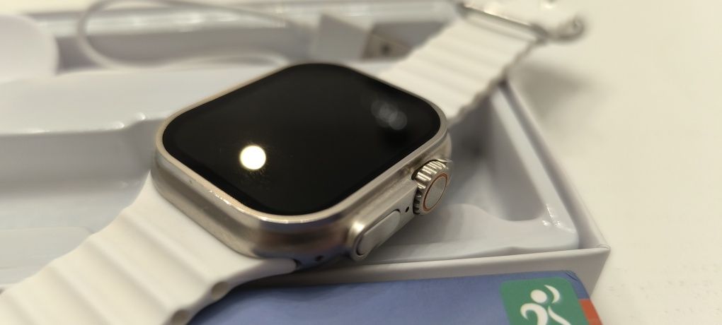 Smartwatch Smart Watch zegarek biały pasek Ultra