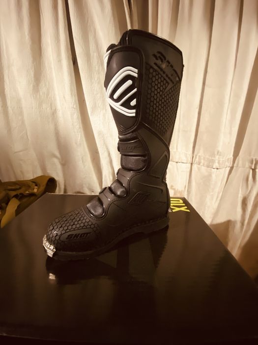 Мотоботи Shot  recing X10 solid black 42р