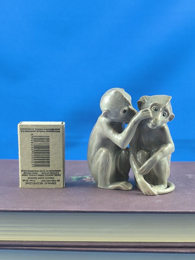 Para małp Bing&Grondahl Kopenhaga #porcelana #ozdoba #prezent #Dania