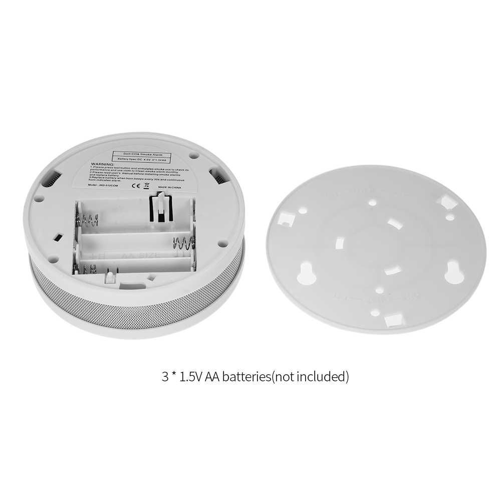 Detector de Fumo e CO2 sem fios, a pilhas
