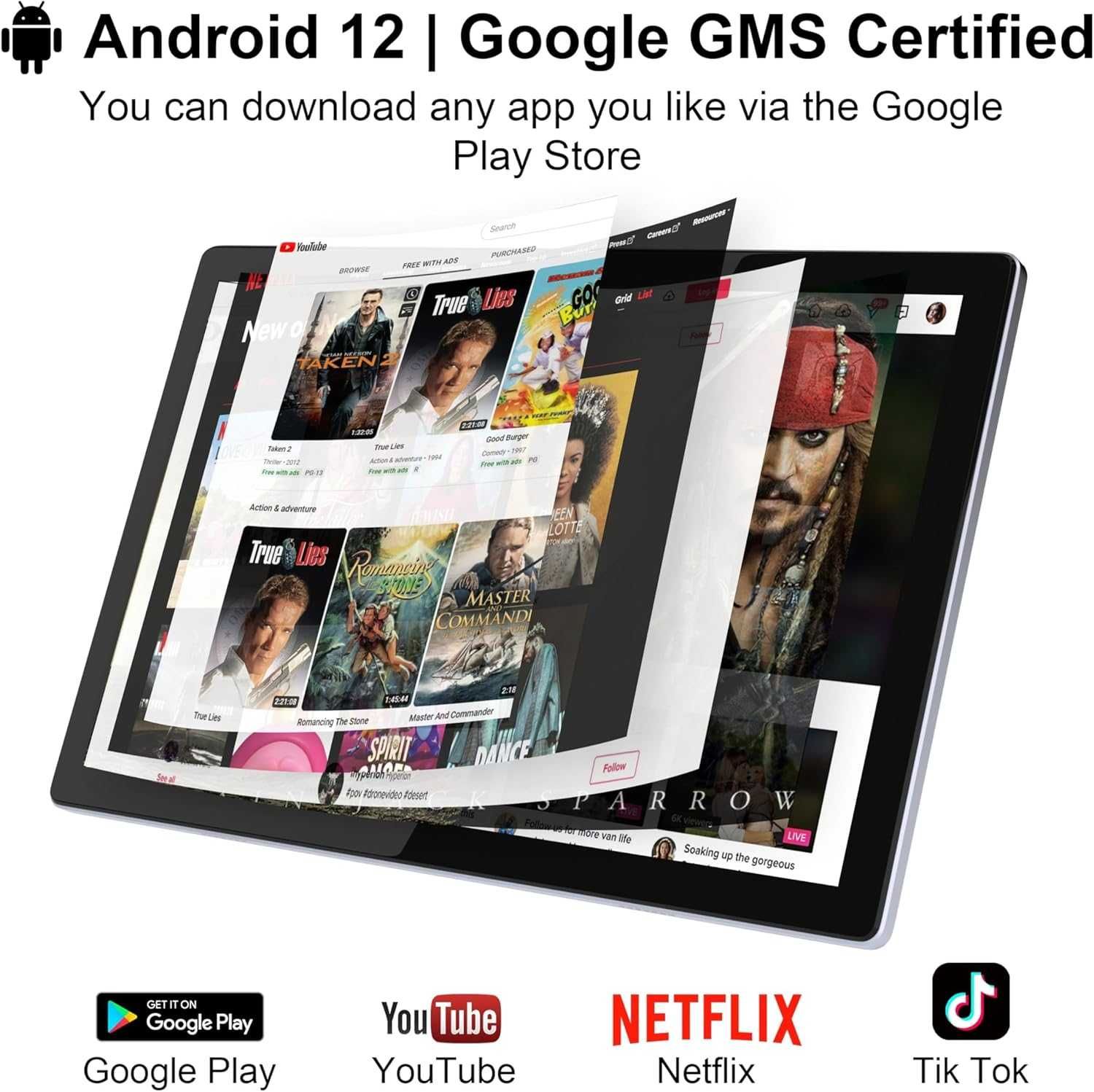 Byybuo SmartPad T10 2022 Full HD 10.1-calowy tablet Android 12