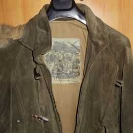 Blusão em pele autentica com capuz removivel L-XL Arturo.