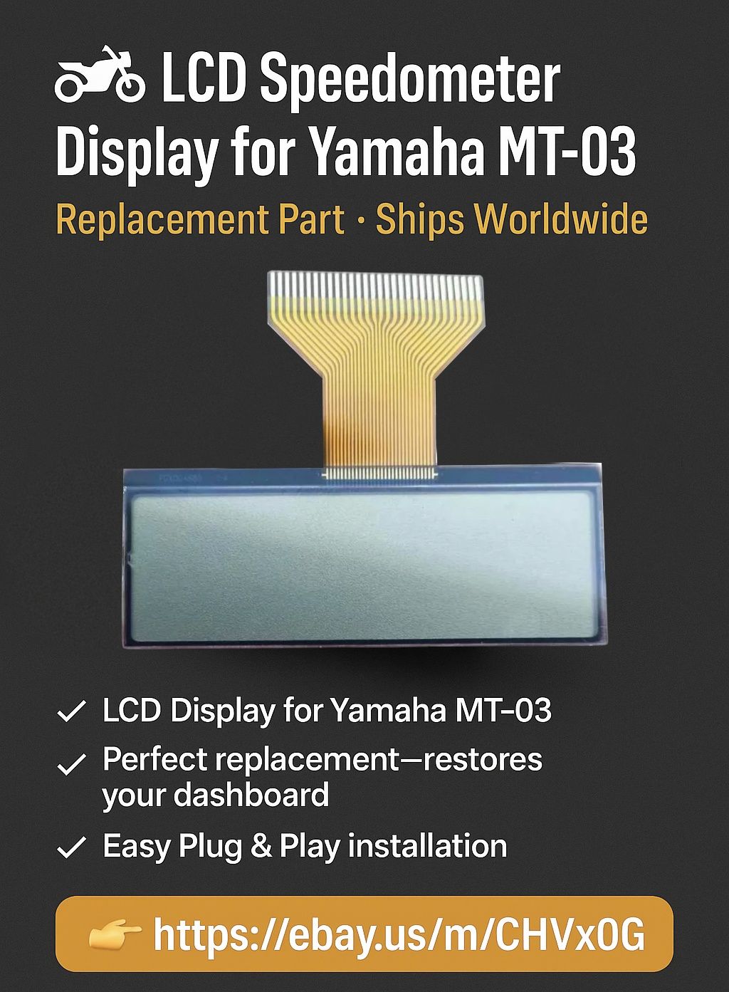 LCD Yamaha MT 03