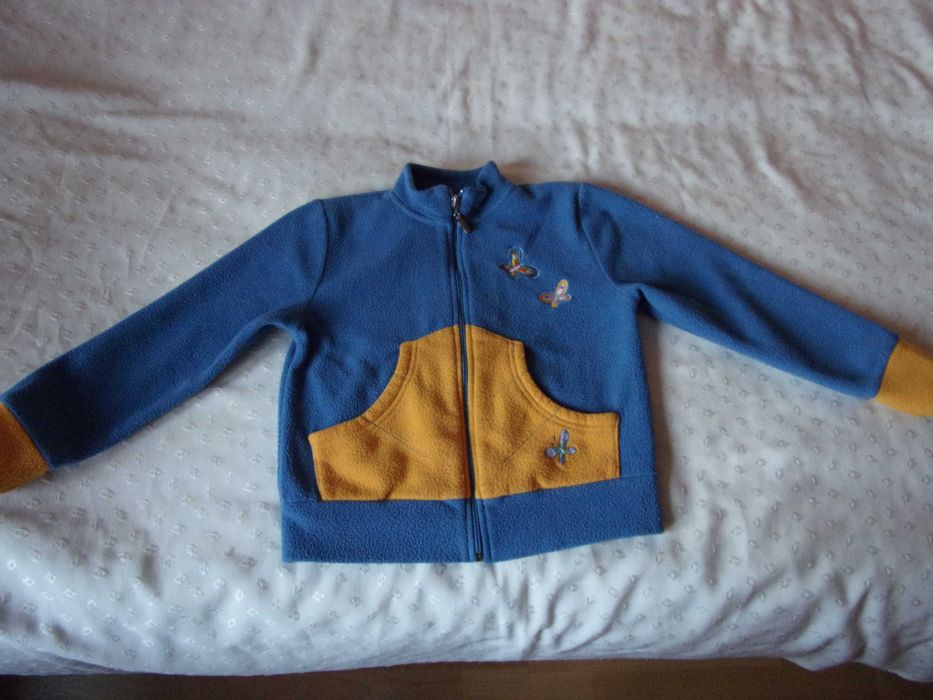 rozpinana Bluza polarowa dla dziewczynki 122