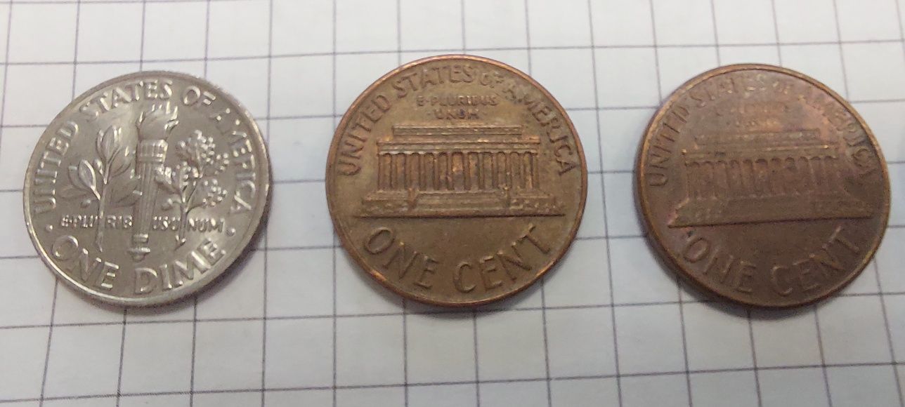 USA monety cent amerykański Coins zestaw