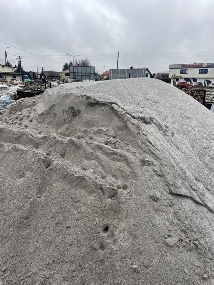 Mączka Granitowa Zasypka do Kostki Brukowej Akwarium Szara Fuga Granit