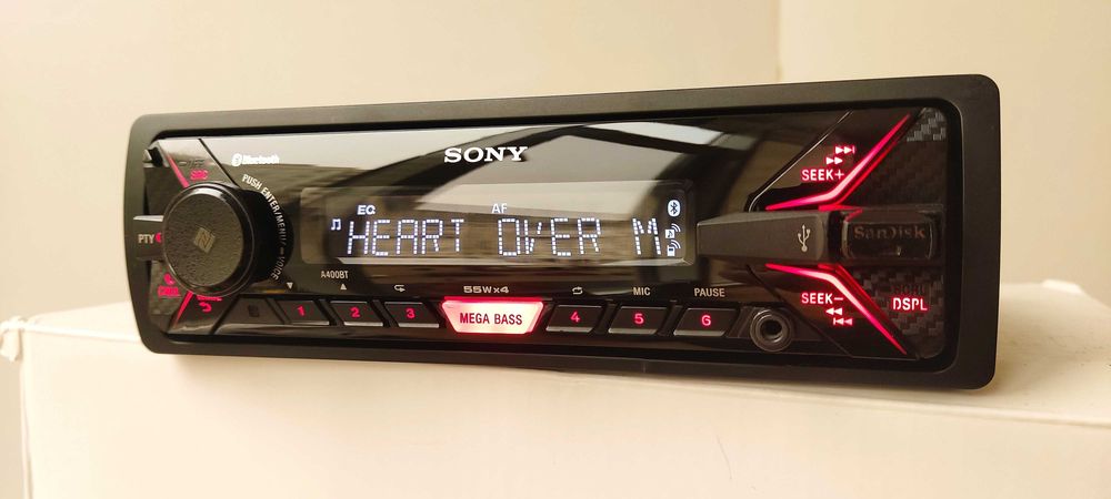 SONY XPLOD A400BT Bluetooth MOSFET 4X55 Автомагнитола — оригинал!