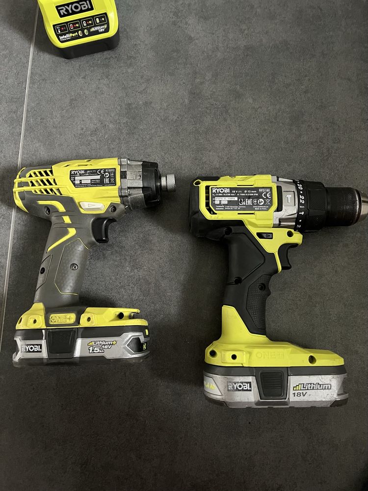 Акум. Ударний шуруповерт +імпакт Ryobi RPD18X, R18ID3