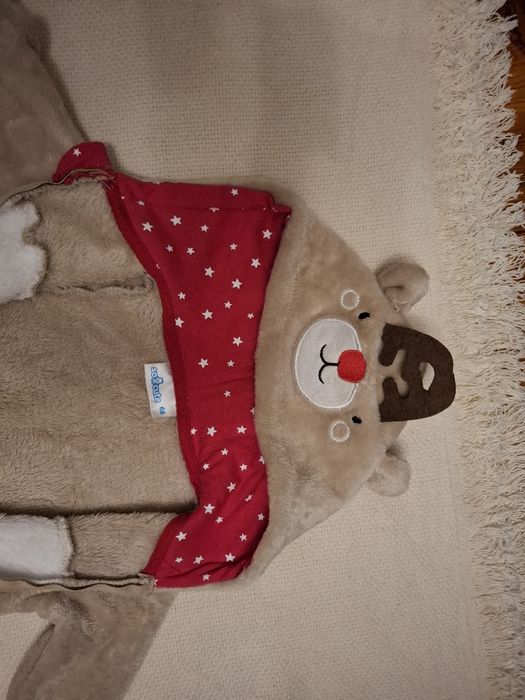 Sprzedam pajacyk z motywem świątecznym  so cute rozmiar 68