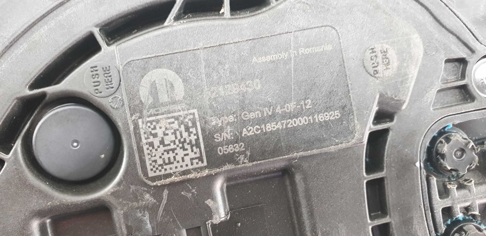 Zbiornik adblue mocznik bak Fiat Doblo II lift Demontaż (autoabc2006)