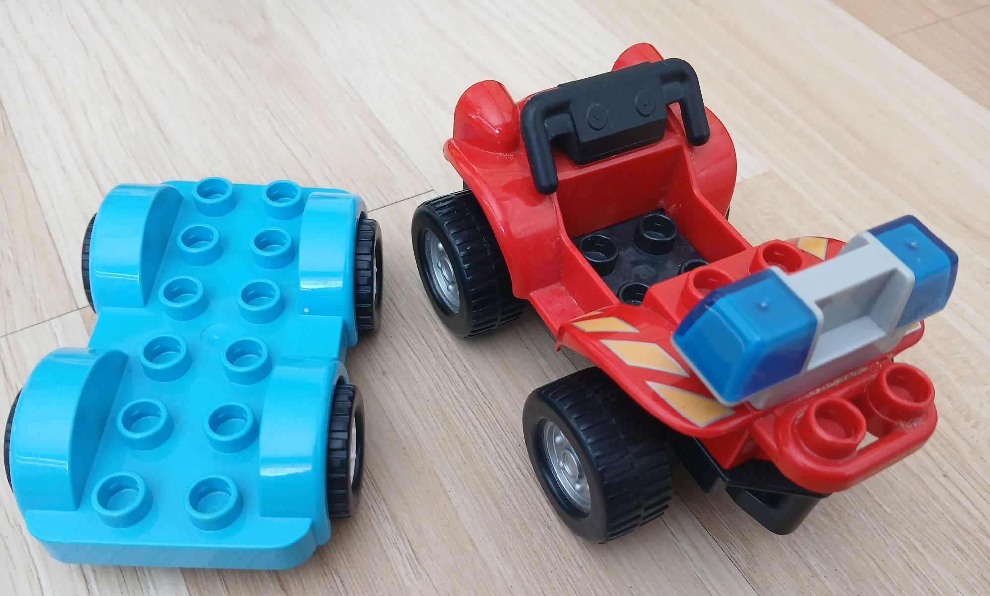 Lego Duplo zestaw policja straż koparka