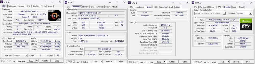 Komputer do Gier : R7 5800x3D, RTX 4070 Super, 32GB RAM, 1TB SSD