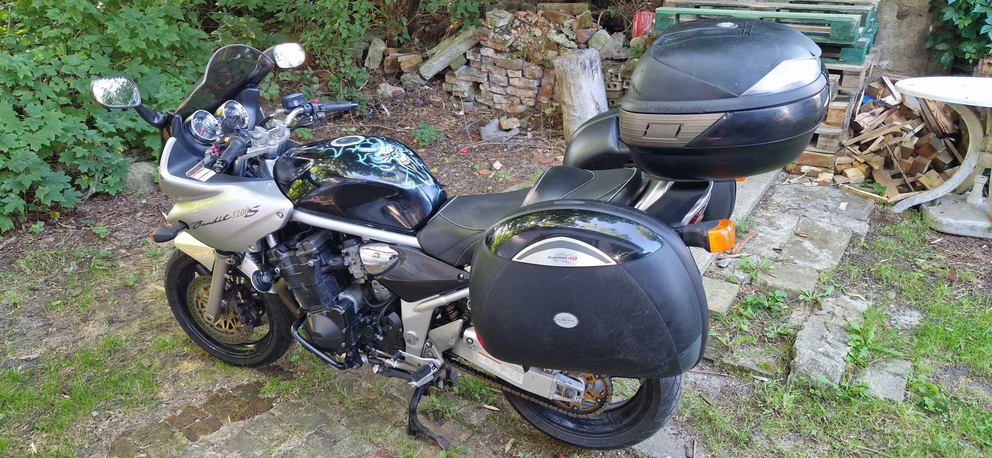 Suzuki Bandit 1200CCM 2005r , 3 Kufry, wydech scorpion