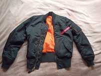 Pilotka flek flyers ALPHA INDUSTRIES size s-m fit czarna MA-1