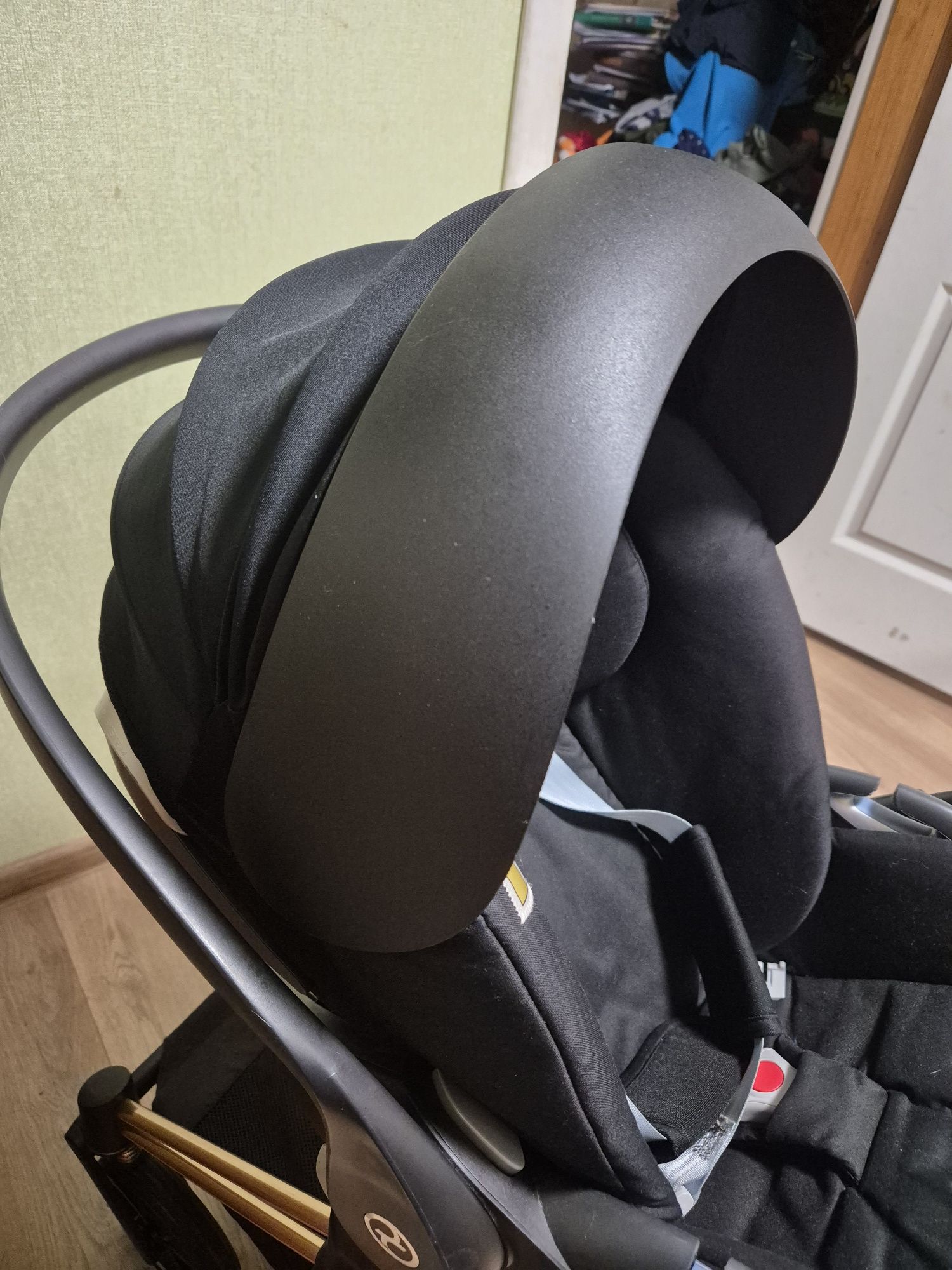 Cybex Priam коляска,4 в 1 Sepia Black шасі Rosegold,автокрісло, база
