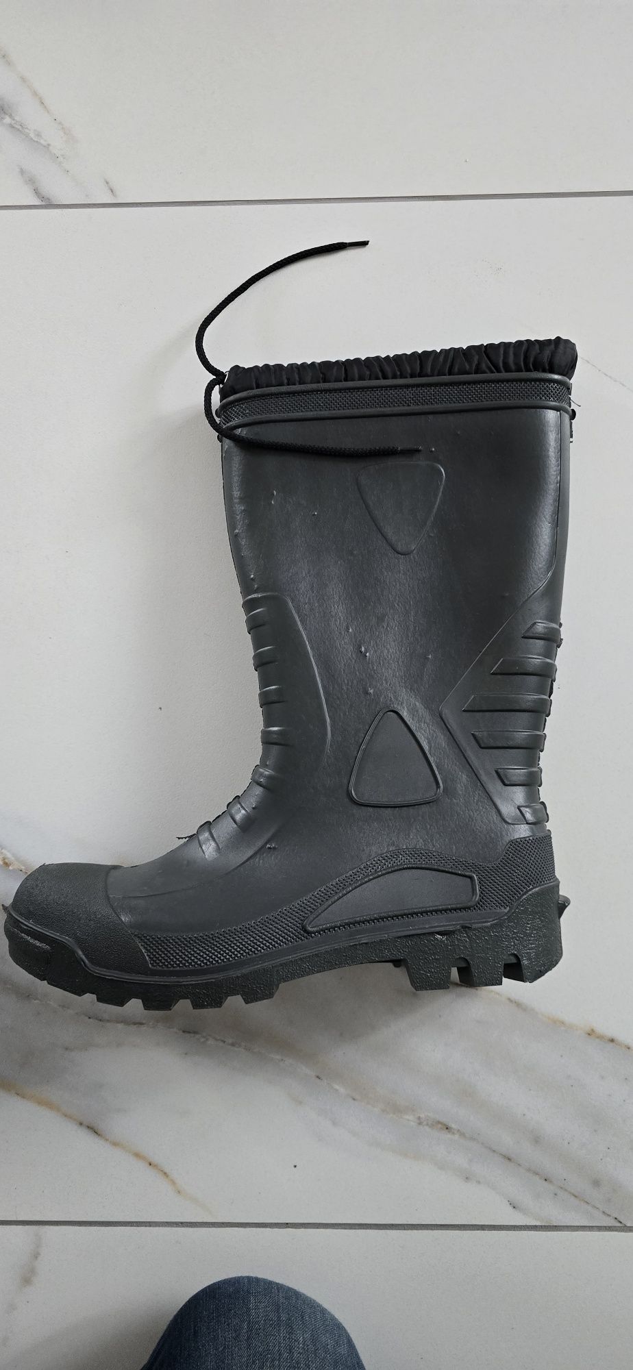 Gumaki ocieplane zimowe buty ocieplane gumowe z kożuszkiem  r.42