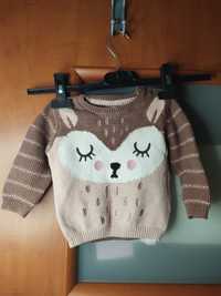 Sweterek niemowlęcy dla dziewczynki