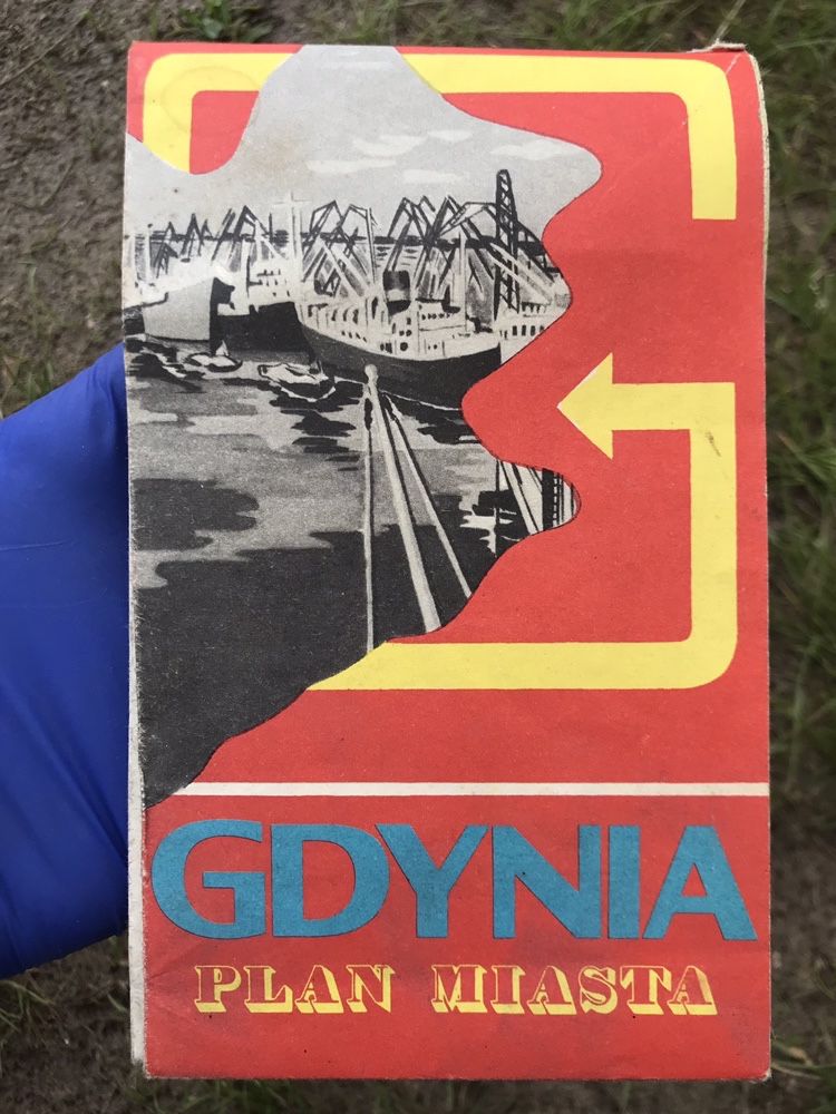 Mapa Gdynia 1979r