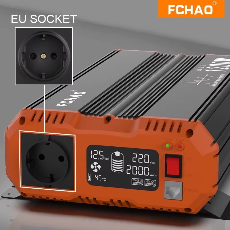 Przetwornica FCHAO czysty sinus 2500W nowa, gwarancja
