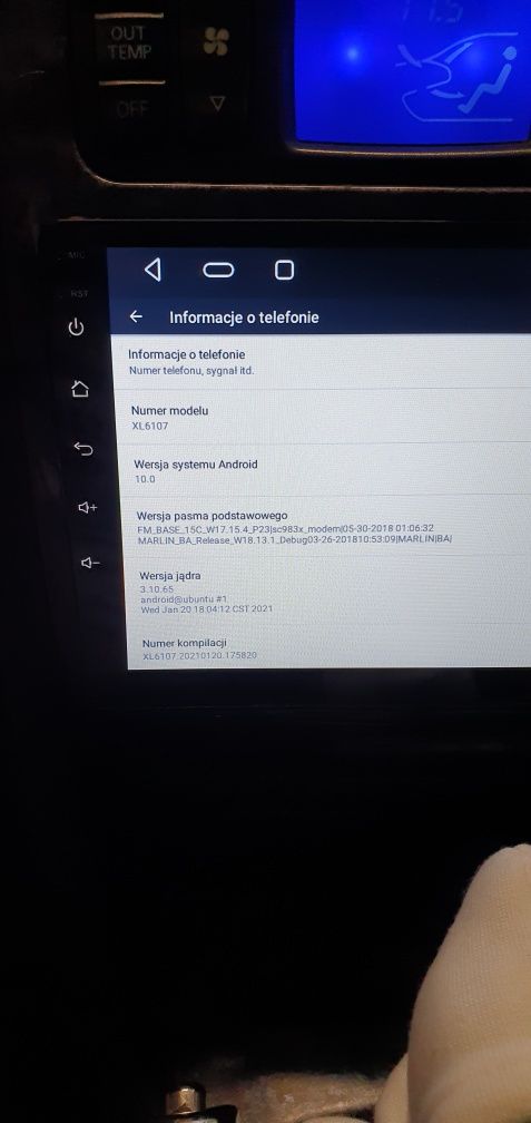 Radio android wifi 9cali 2GB RAM