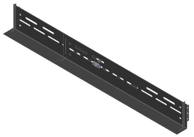 Szyna montażowa do szafy serwerowej RACK. Regulowana 2 sposoby montażu