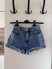 Jeansowe szorty Bershka Vintage Denim 34 XS