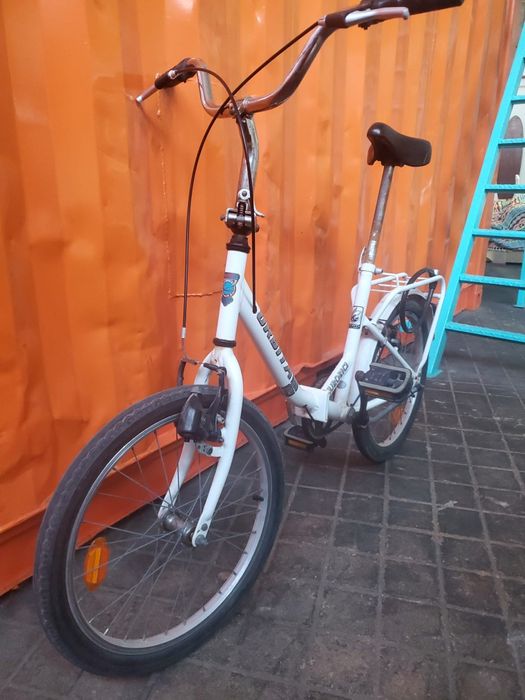 Bike Branca Dobravel.