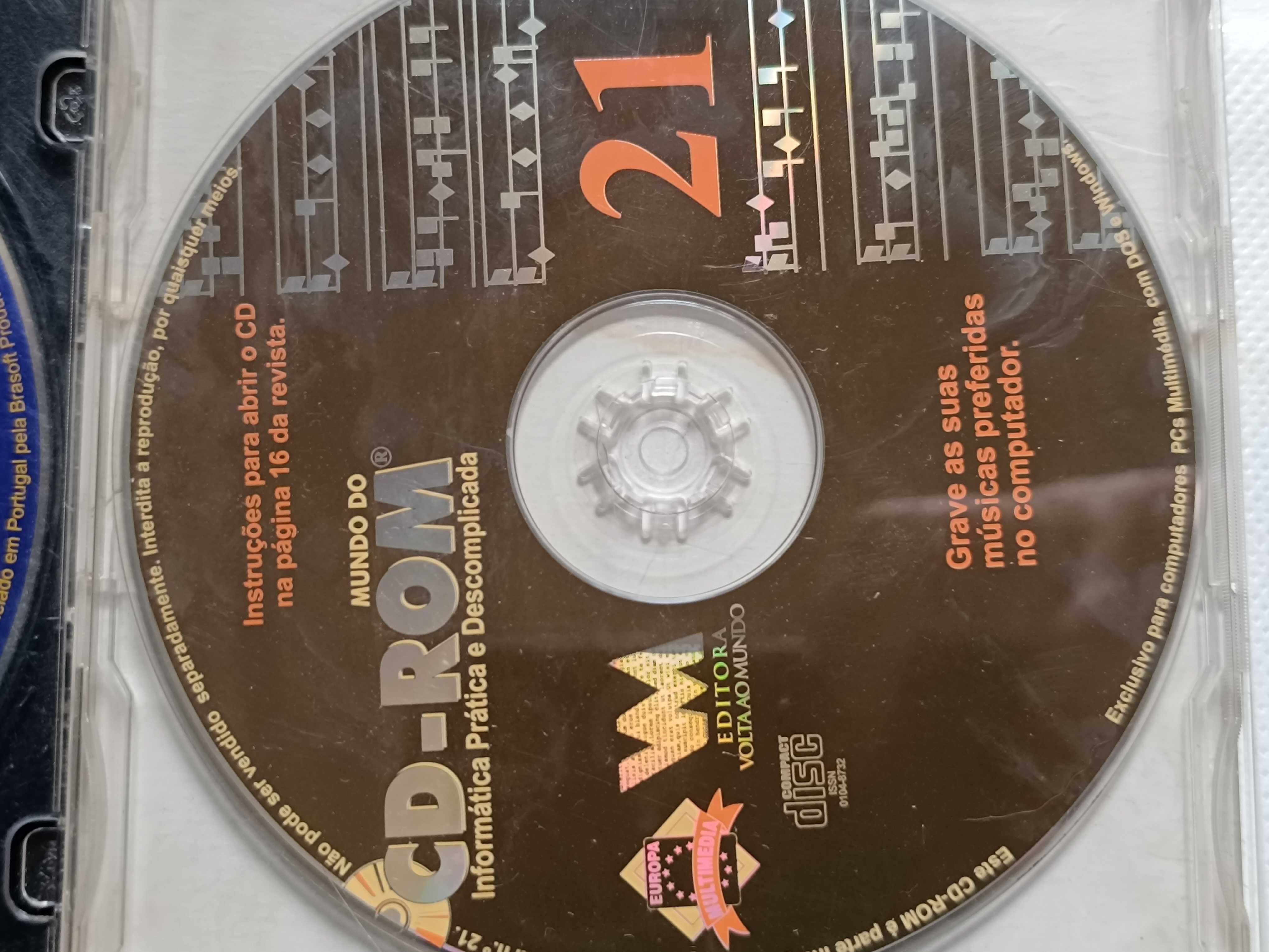 8 Cds da Revista Mundo do CD Rom