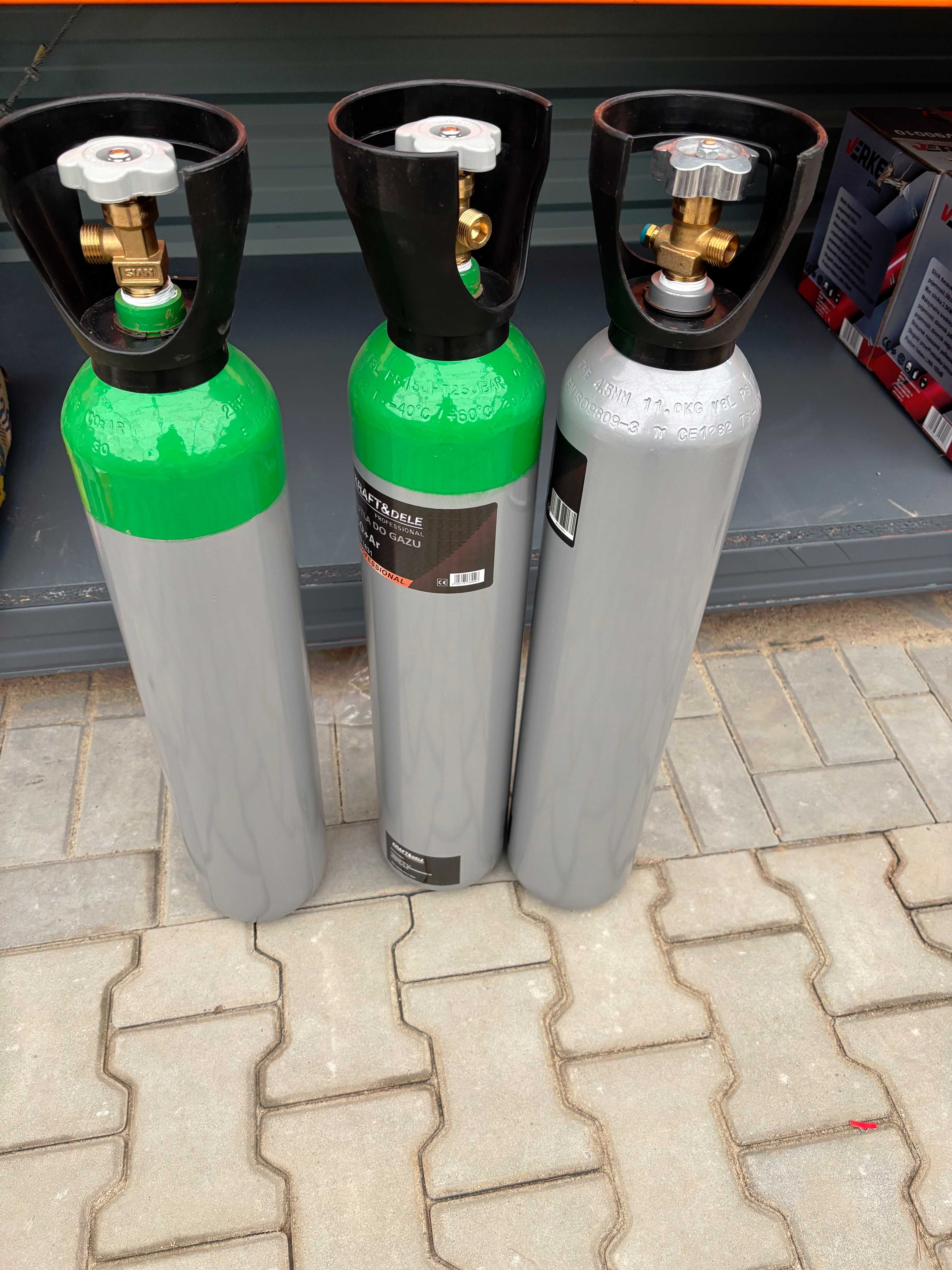 Nowa butla gazowa techniczna mix i dwutlenek co2 argon gaz
