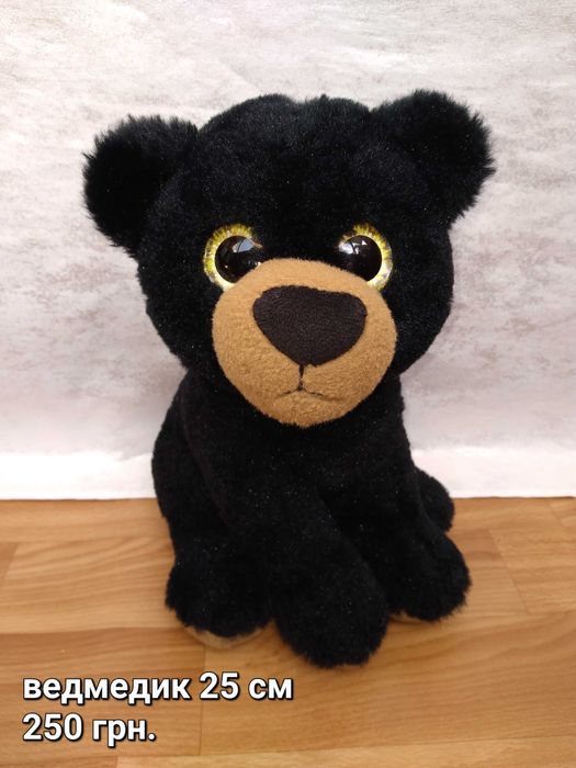 М'яка іграшка глазастики Єдиноріг Ведмедик Лев Зайчик Акула Кит