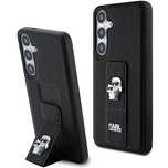 Etui Karl Lagerfeld Gripstand Saffiano Karl&Choupette Pins na Samsung