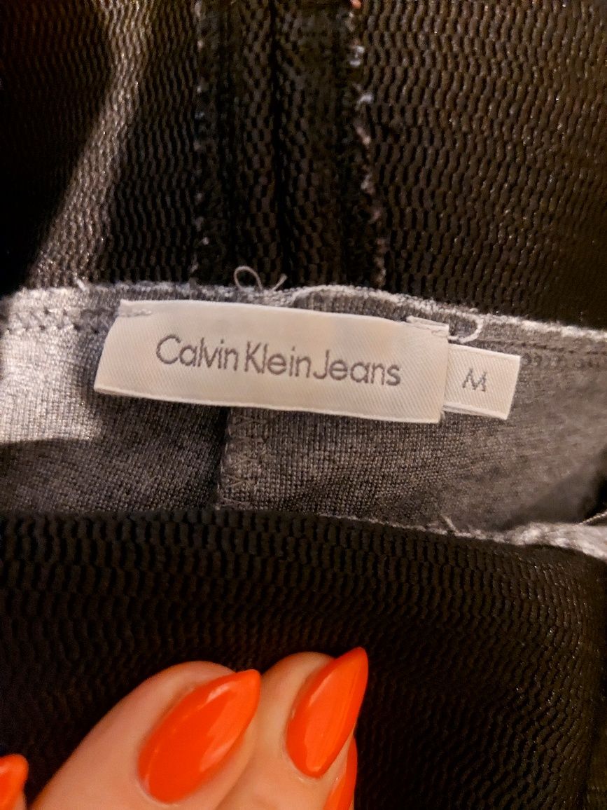 Calvin klein spodnie legginsy oraz bluzka roz M